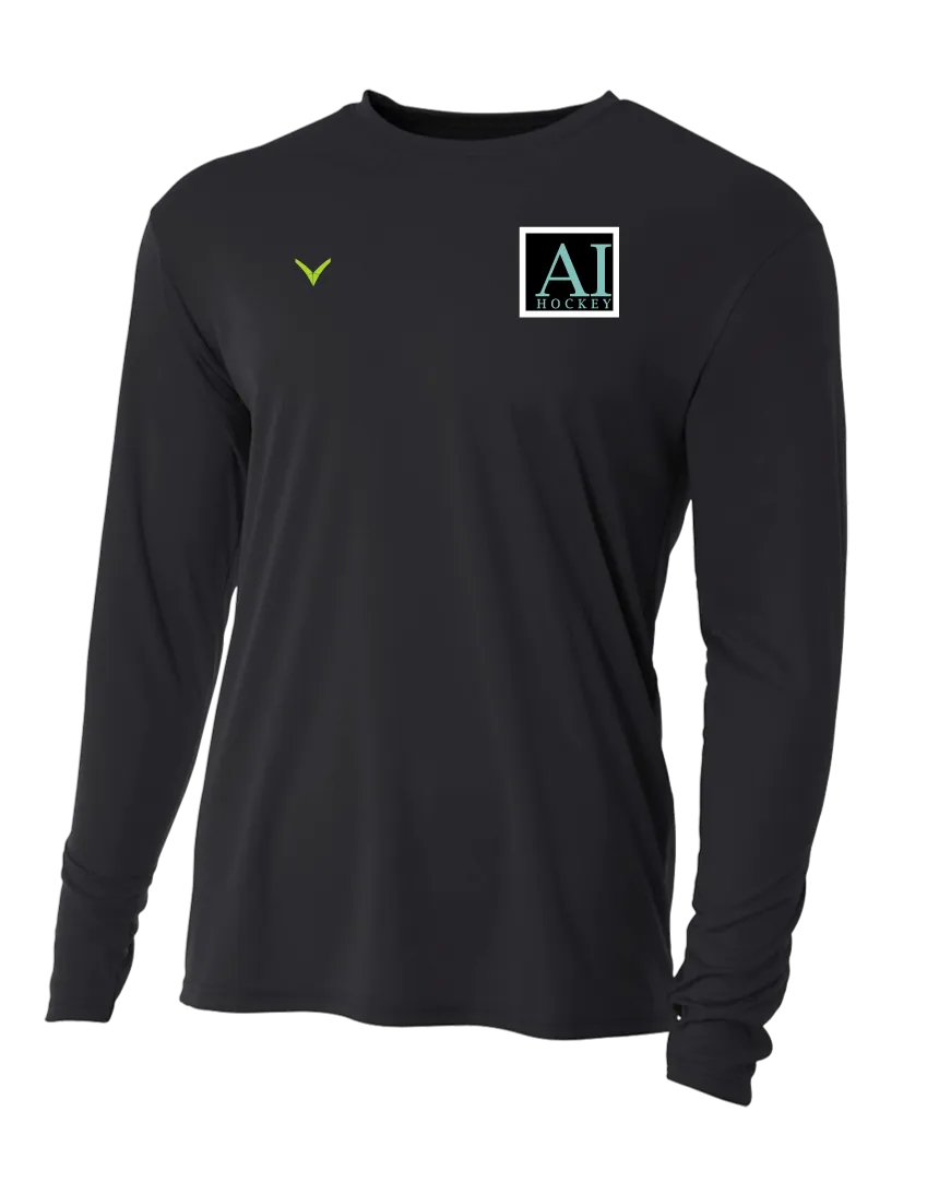 A TEST STORE Youth Long Sleeve Performance Crew