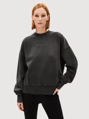 Alizaa Wash Black Sweatshirt Woman | Armedangels