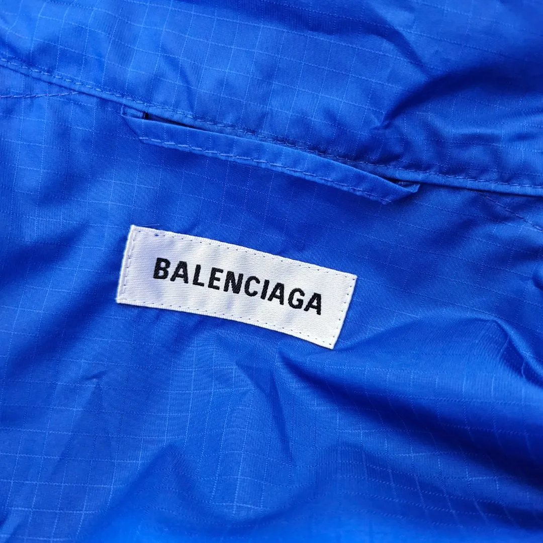 Balenciaga Logo  Zip-Up Windbreaker Jacket