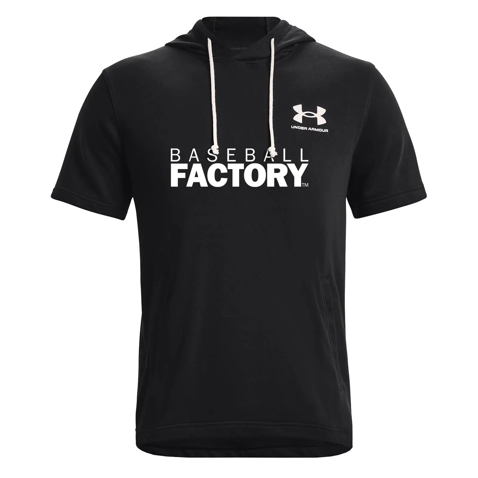 Baseball Factory Men's UA Rival Terry Short Sleeve Hoodie