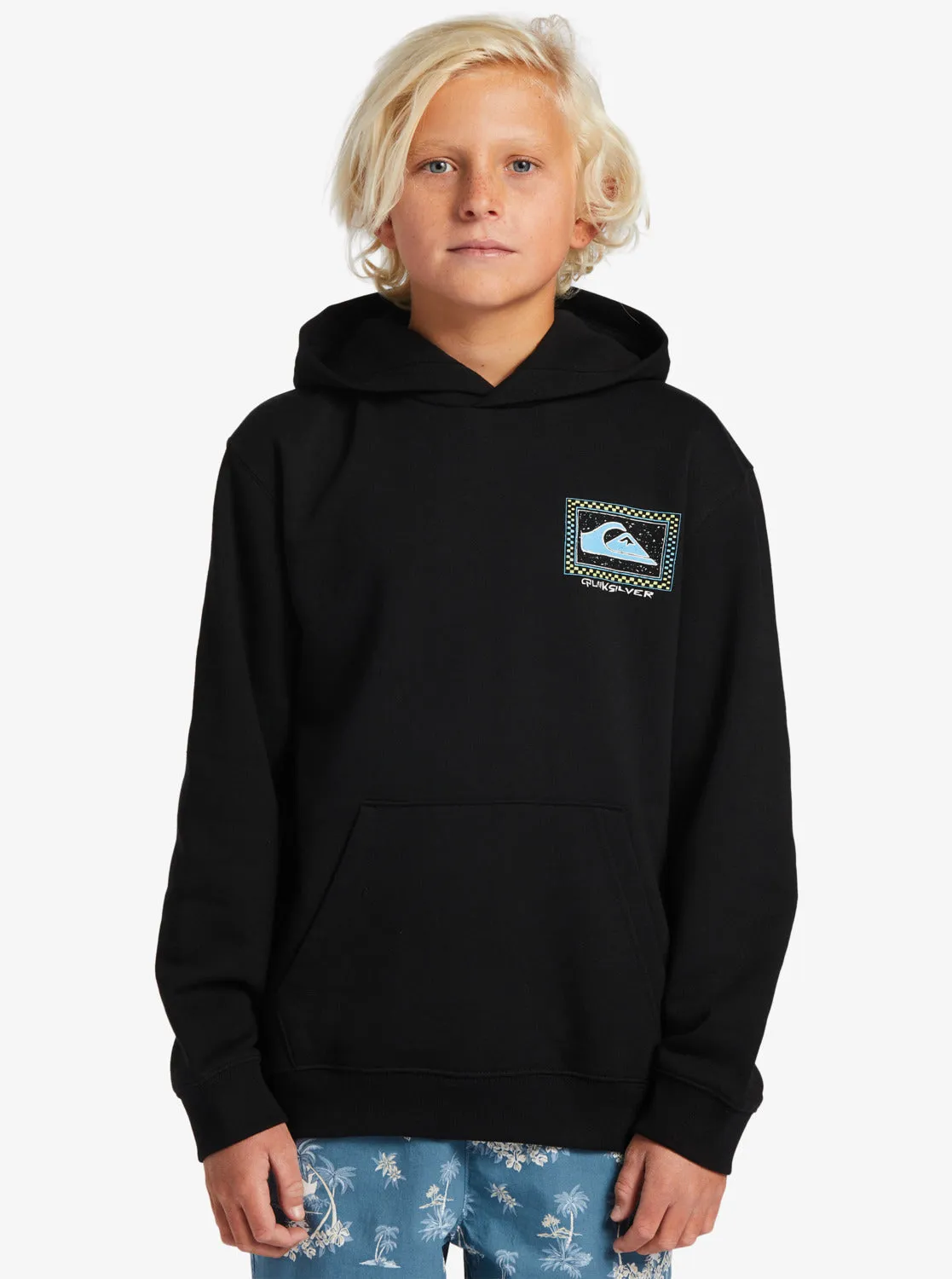 Boys 8-16 Perfect Peaking Stingrayhoody Pullover Sweatshirt - Black