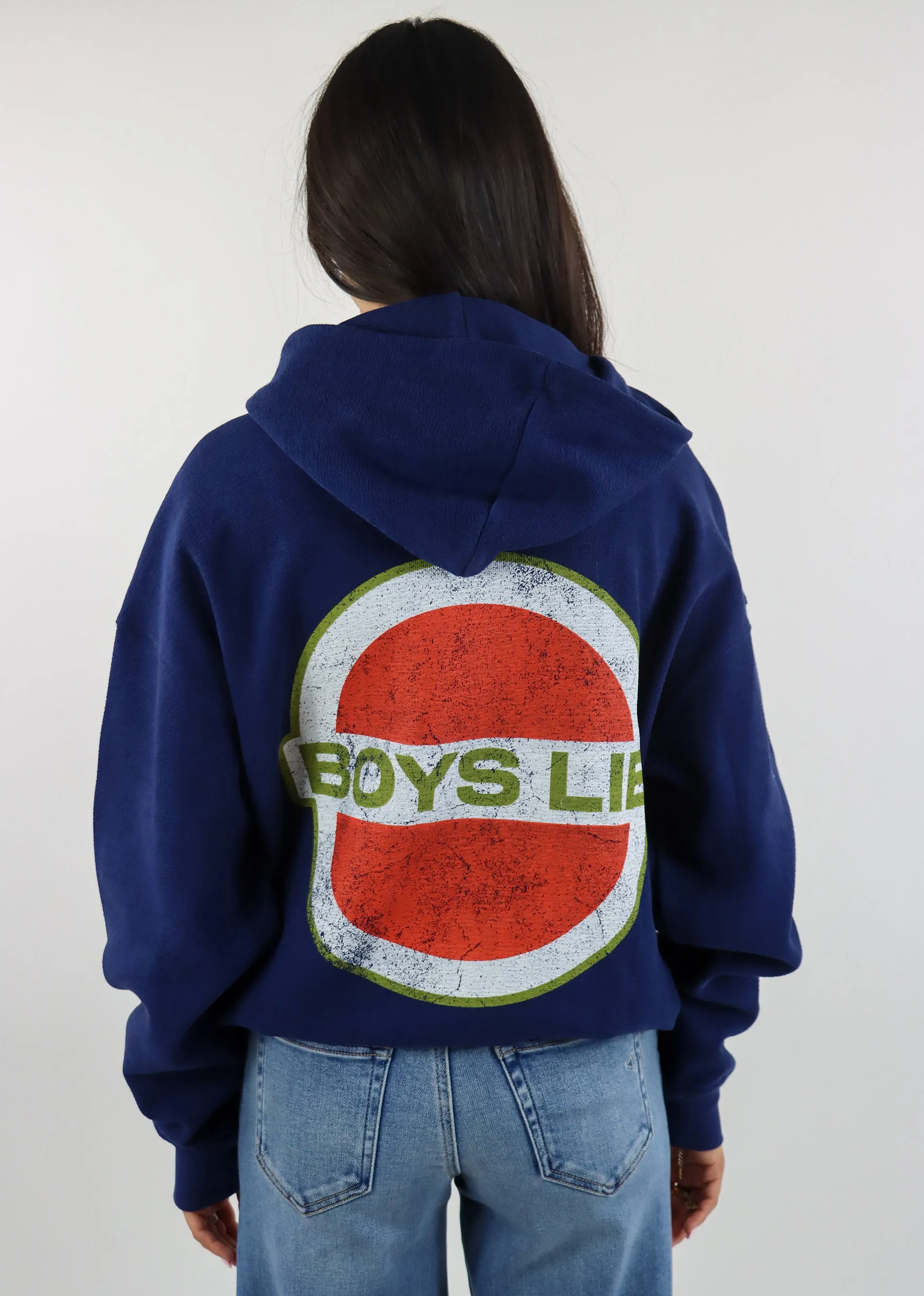 Boys Lie Pamela V3 Racer Hoodie ★ Navy