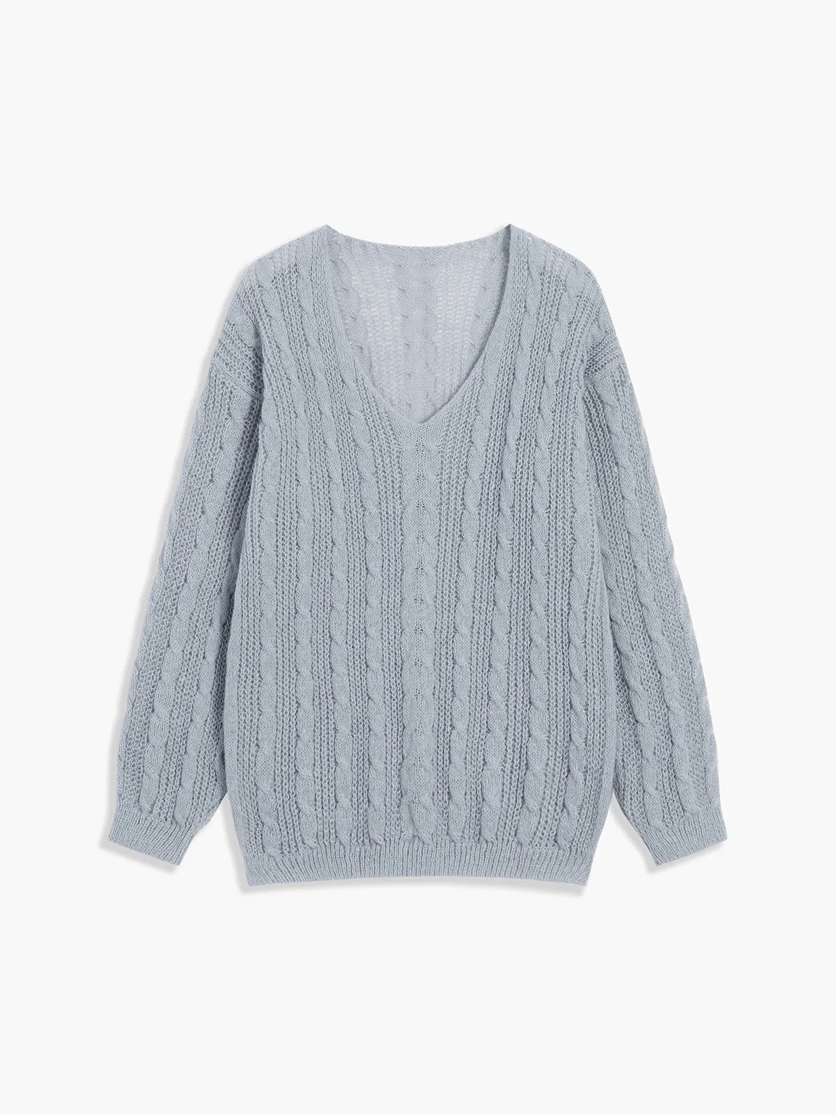 Cable Knit Graceful Oversized Sweater