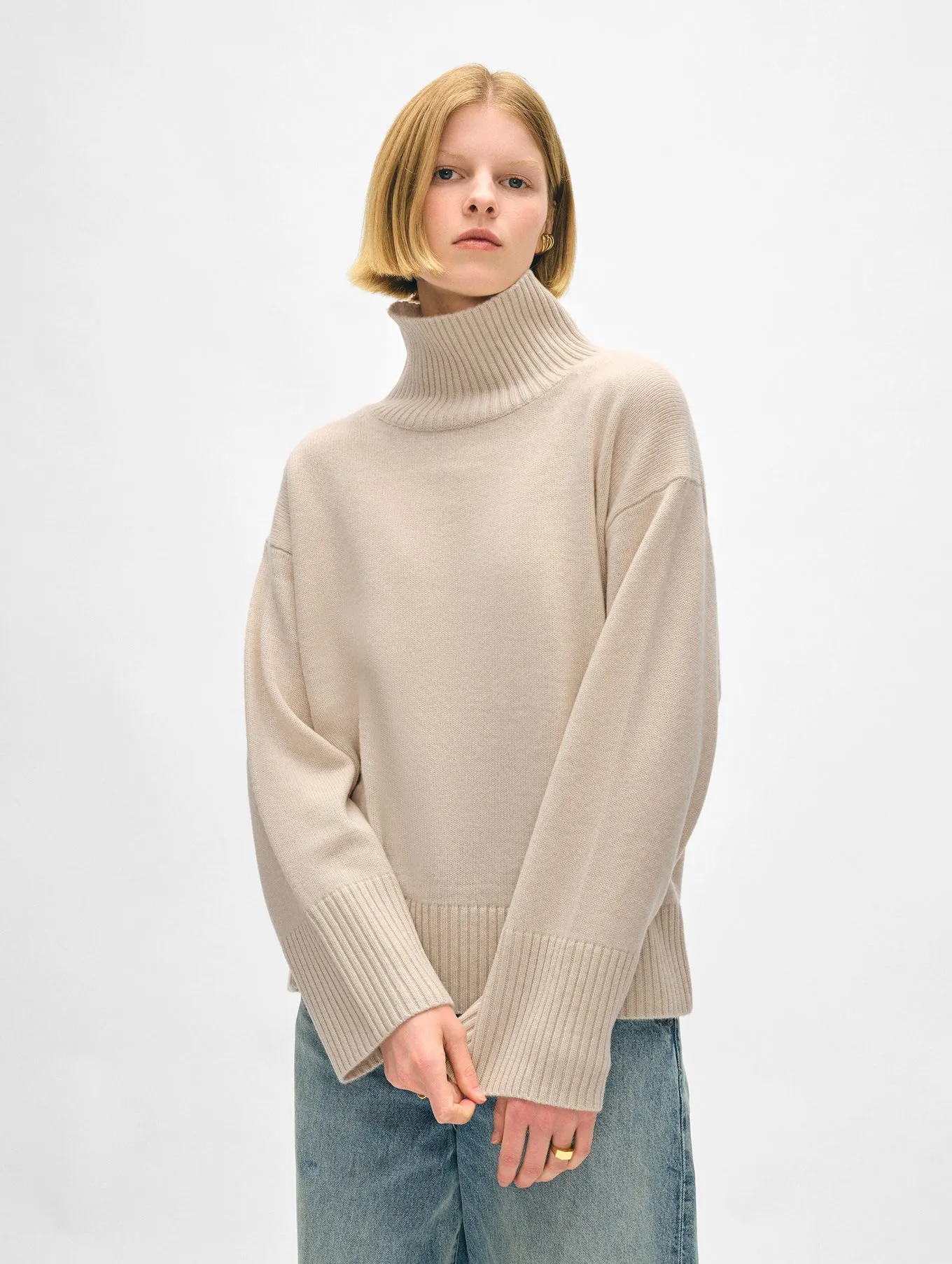 Cashmere Easy Stndneck