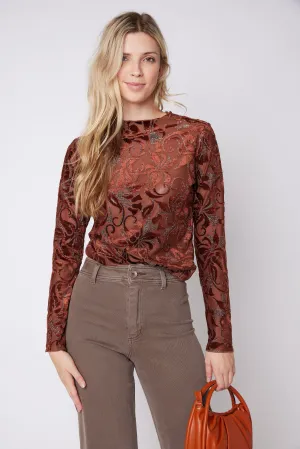 Clayton Metallic Detail Top