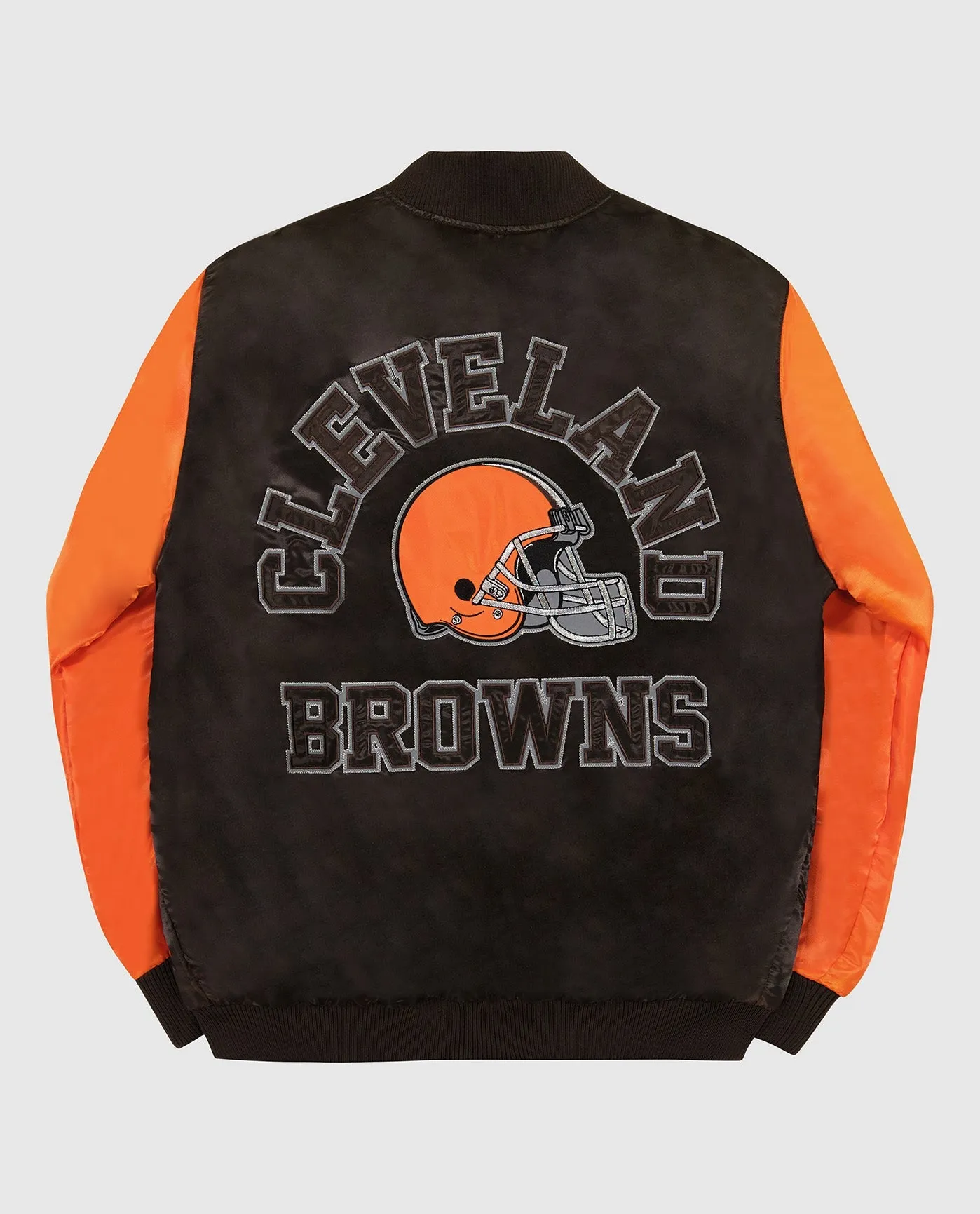 Cleveland Browns Varsity Satin Full-Snap Jacket