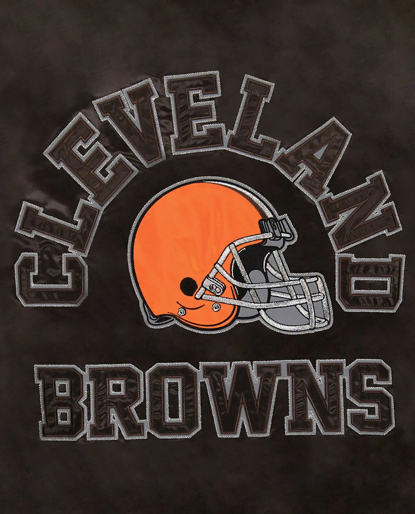 Cleveland Browns Varsity Satin Full-Snap Jacket