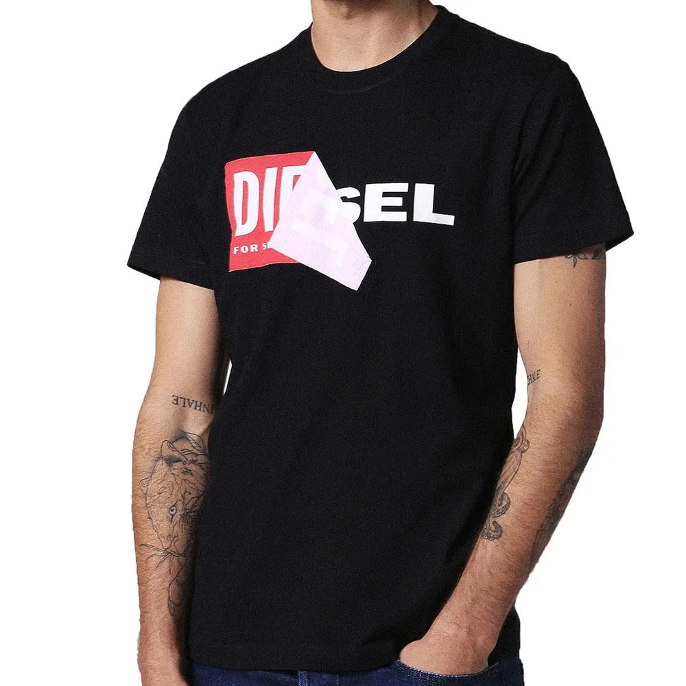 Diesel T Diego QA T Shirt  -  Black