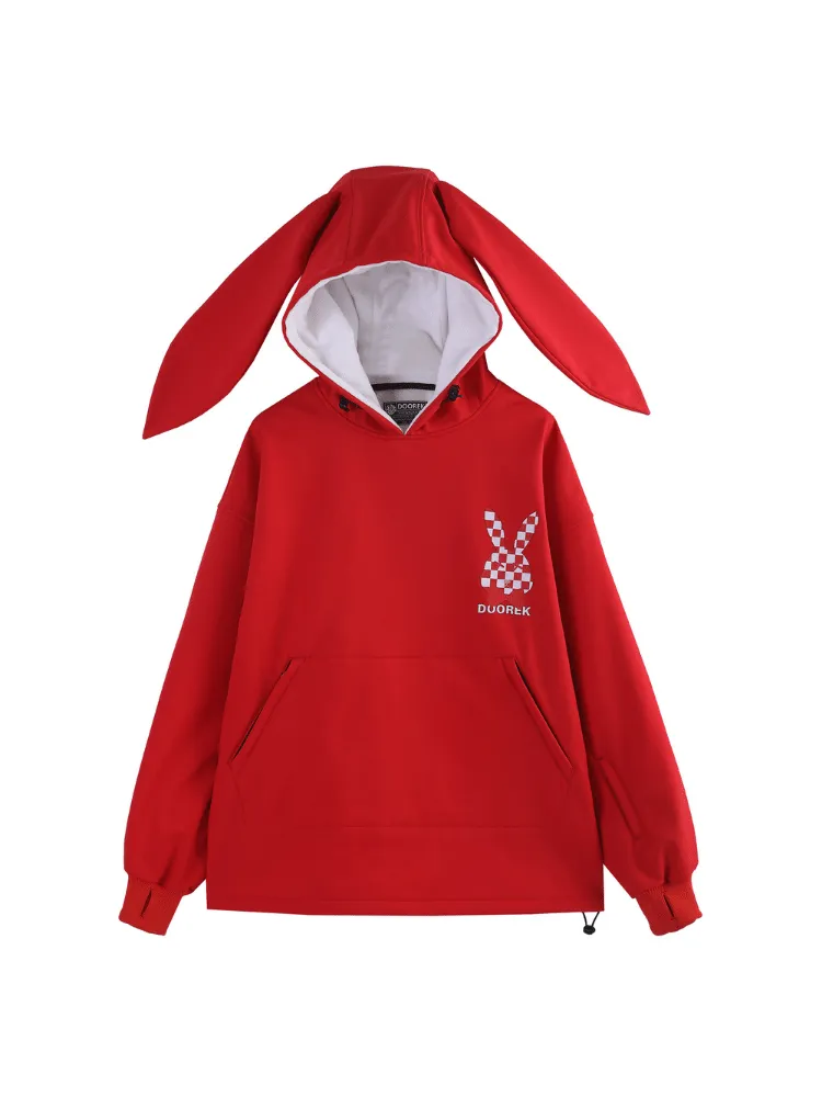 Doorek Iconic Rabbit Fleece Hoodie - Unisex