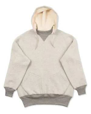 Double Face Hooded Sweatshirt - Gray