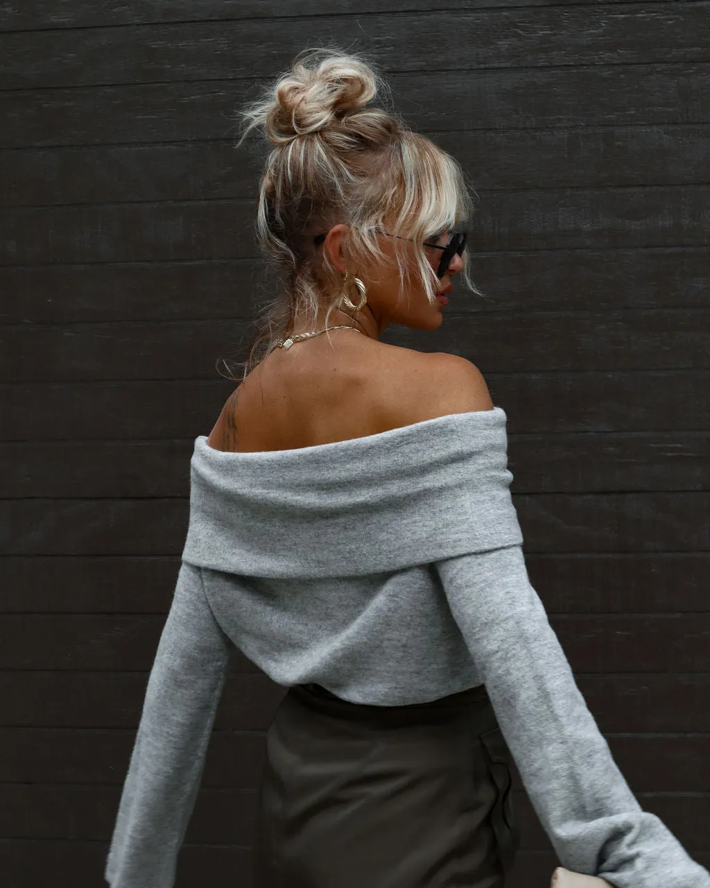 Dreamworld Off The Shoulder Pullover Sweater