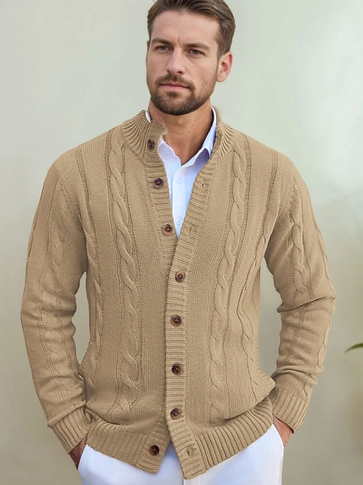 Effortless Cable Knit Cardigan