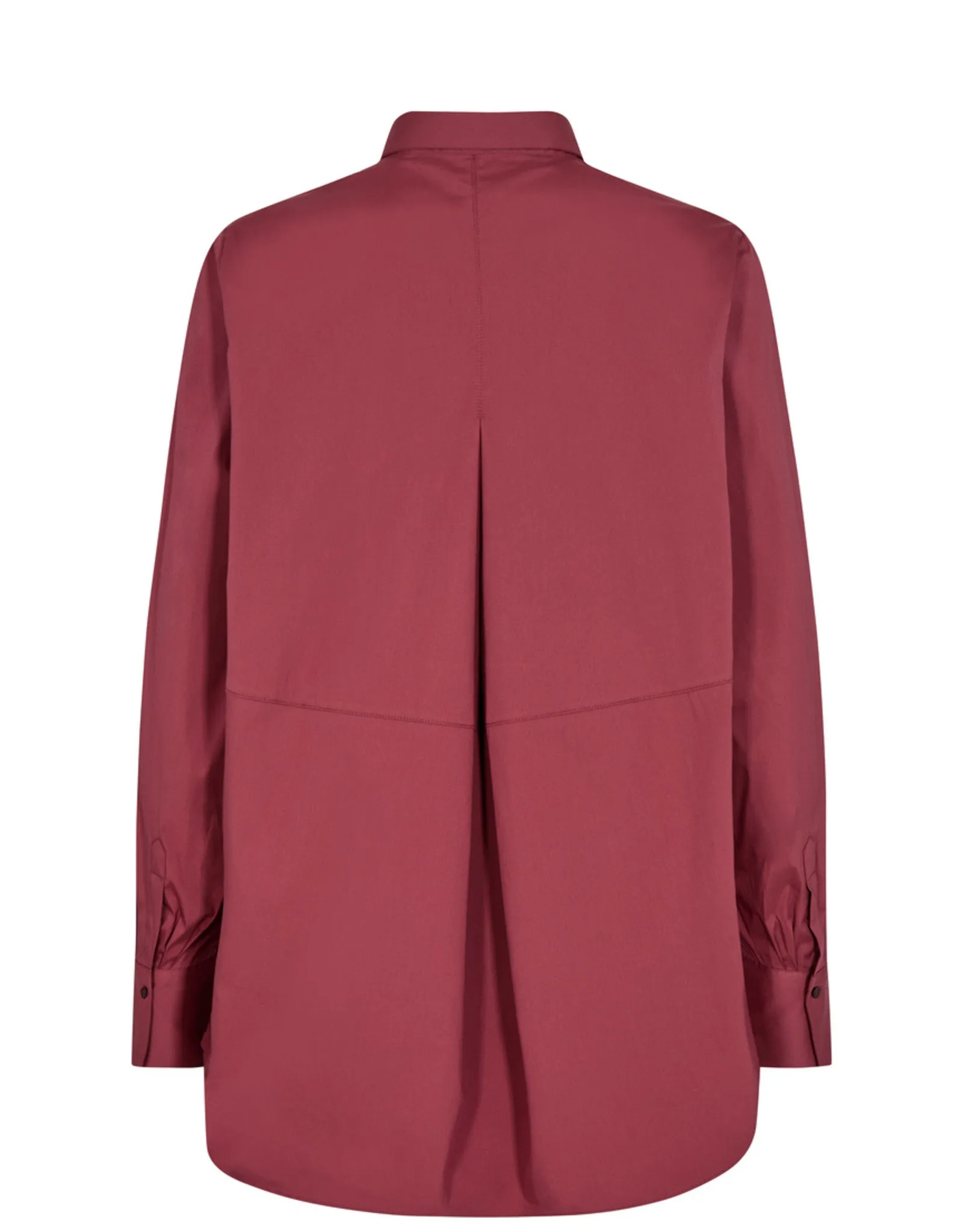 Enola Oversized Shirt | Oxblood