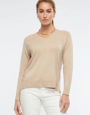 Essential V Knit Oat