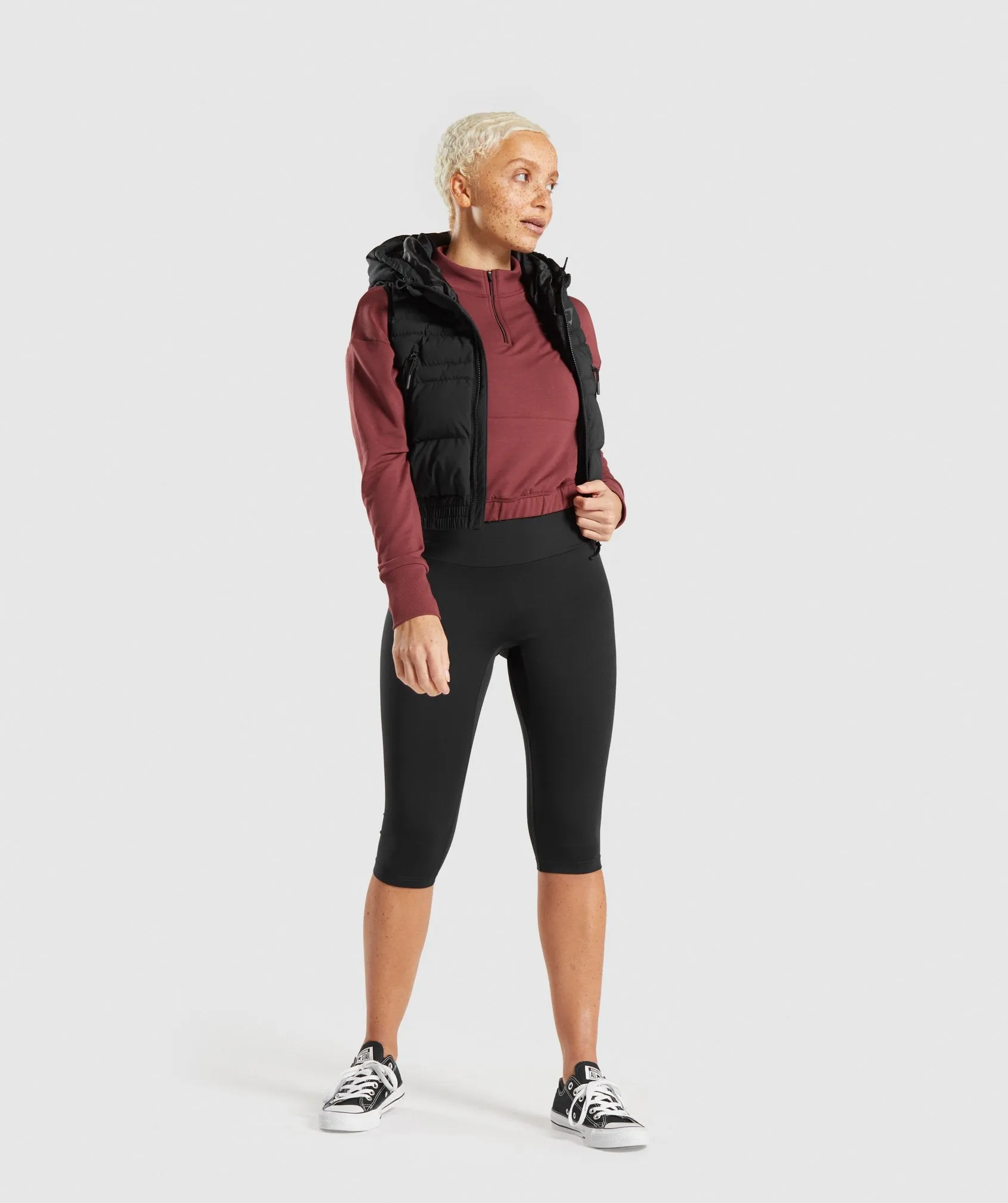 Gymshark Pippa Training Pullover - Brown