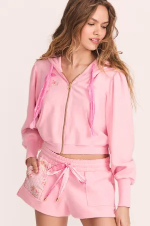 Hasana Zip Hoodie ~ Candy Pink