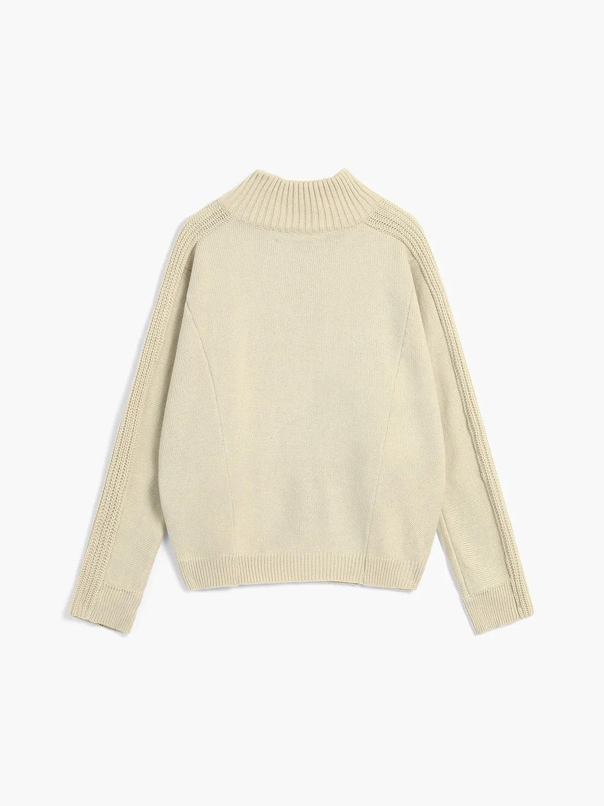 Here To Graceful Stay Zippered Sweater