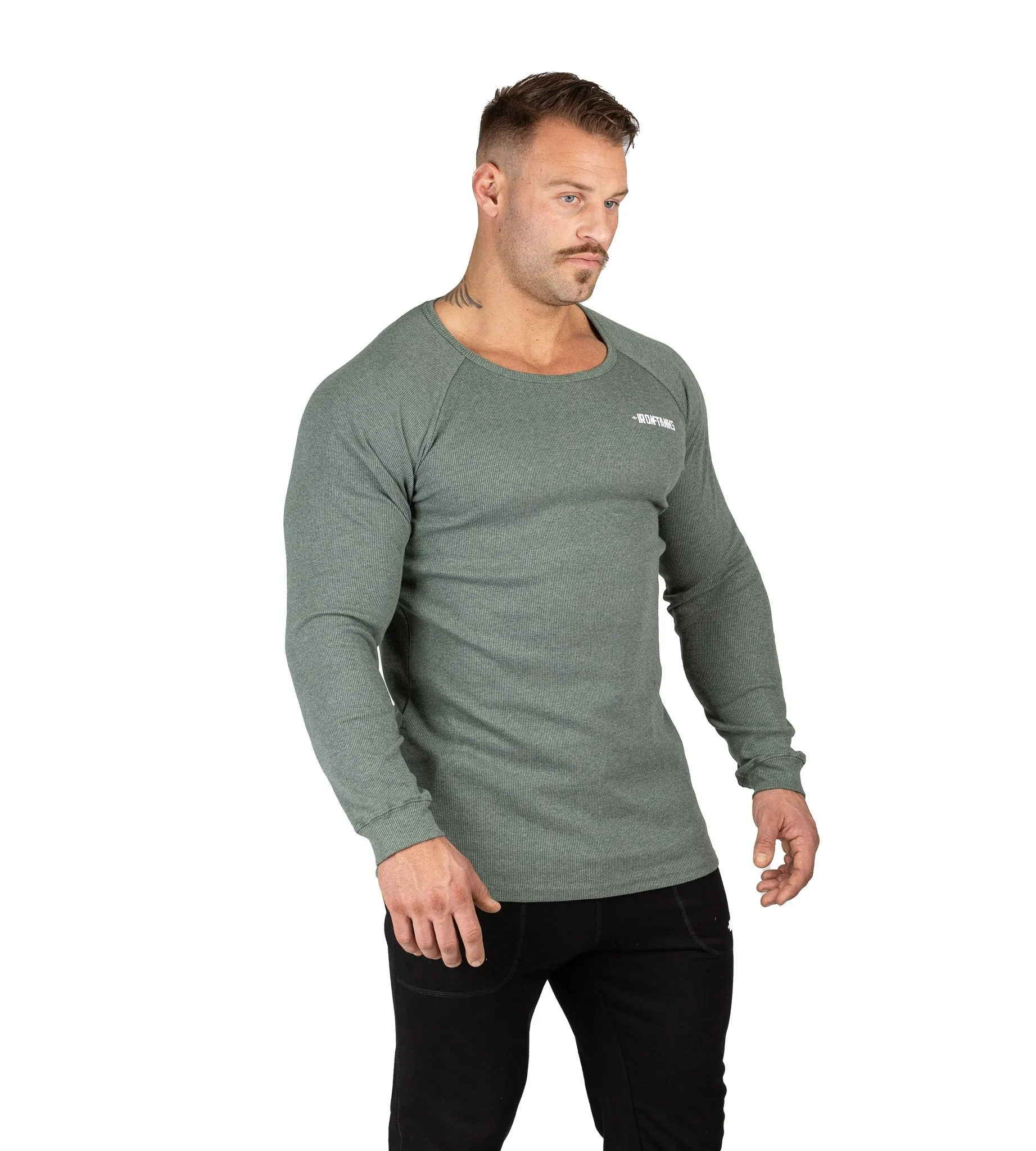 Hulk Long Sleeve Top II - Raw Green