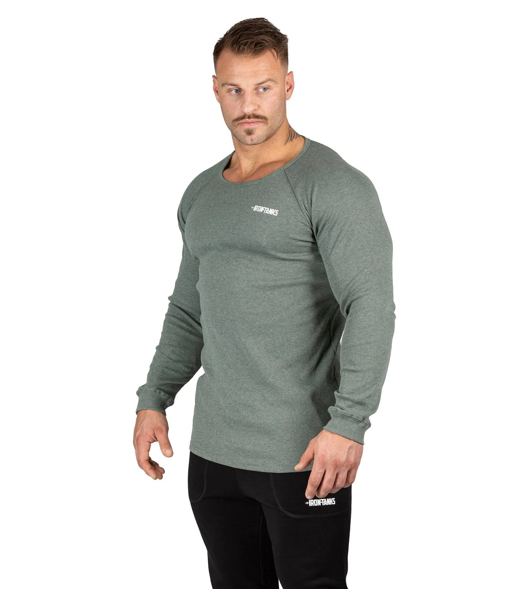 Hulk Long Sleeve Top II - Raw Green