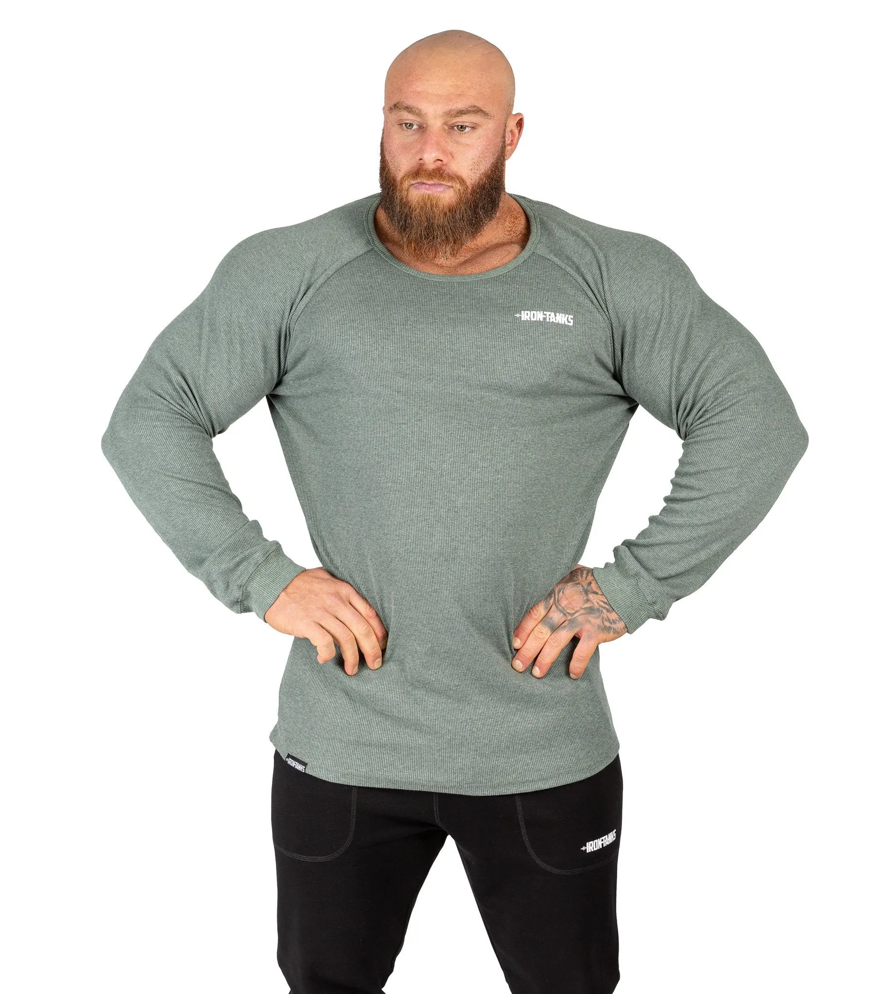 Hulk Long Sleeve Top II - Raw Green