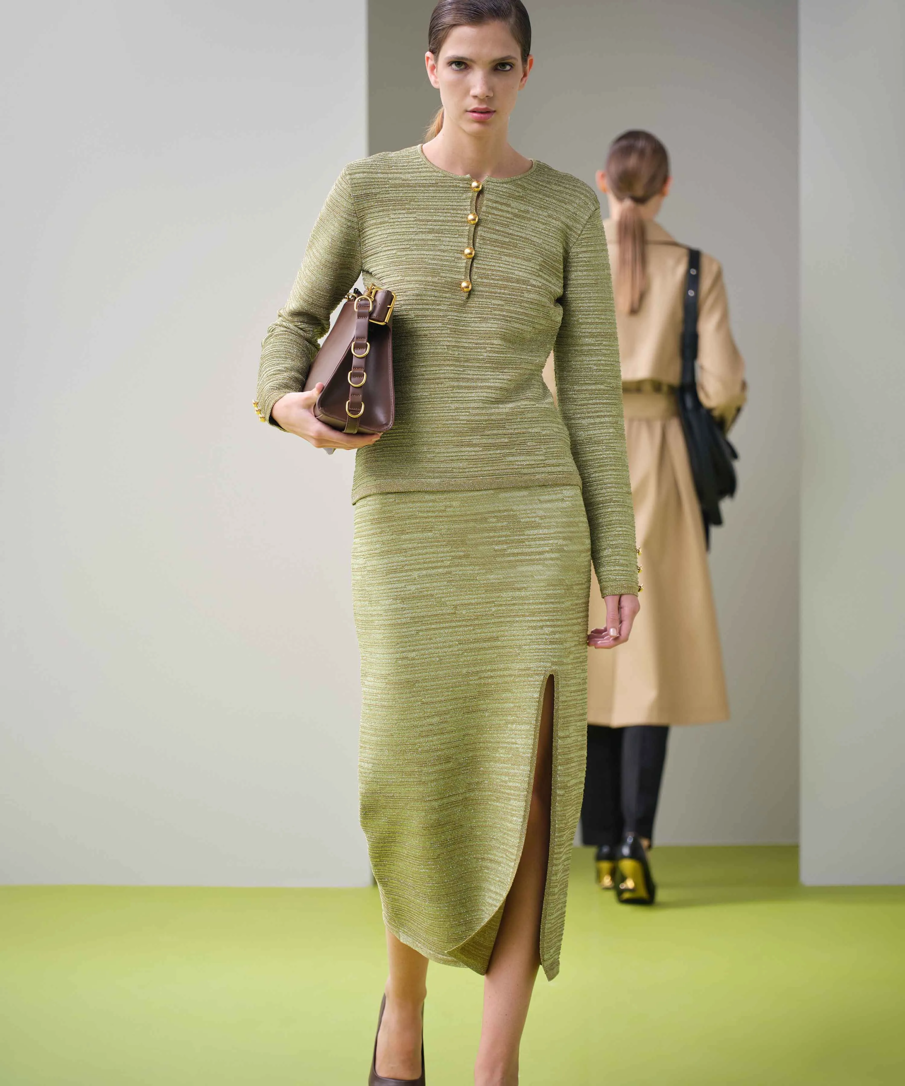 Ipekyol Lurex Knitwear Olive