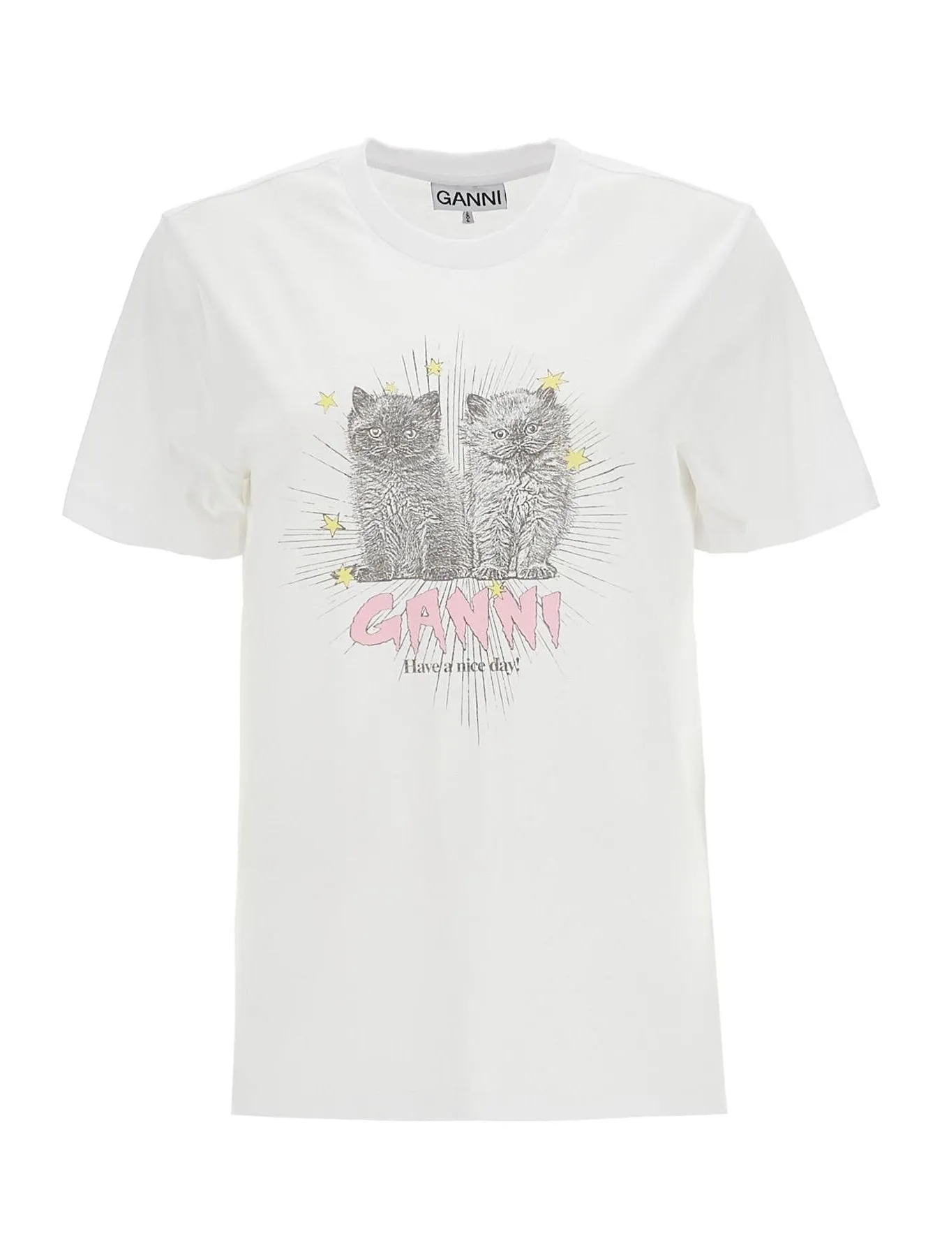 Kittens Print Relaxed Fit Tee