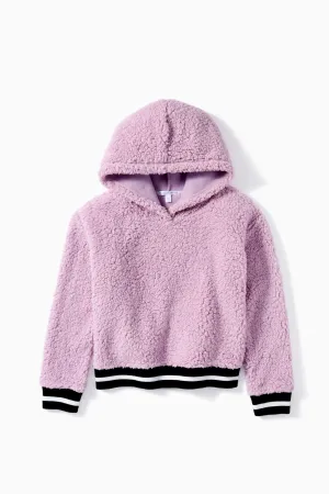 Lilac Sherpa Hoodie