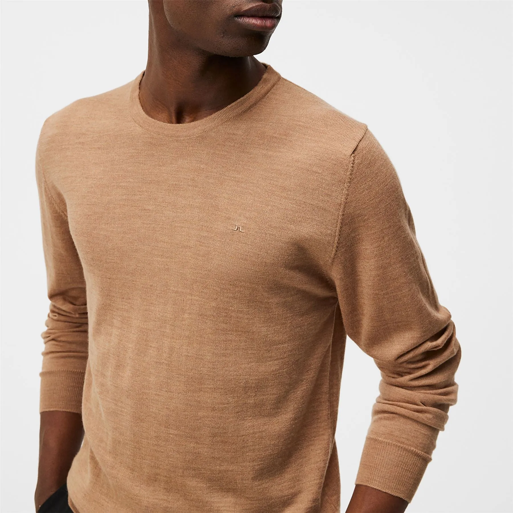 Lyle Merino Crew Neck Sweater Batique Khaki - SS24