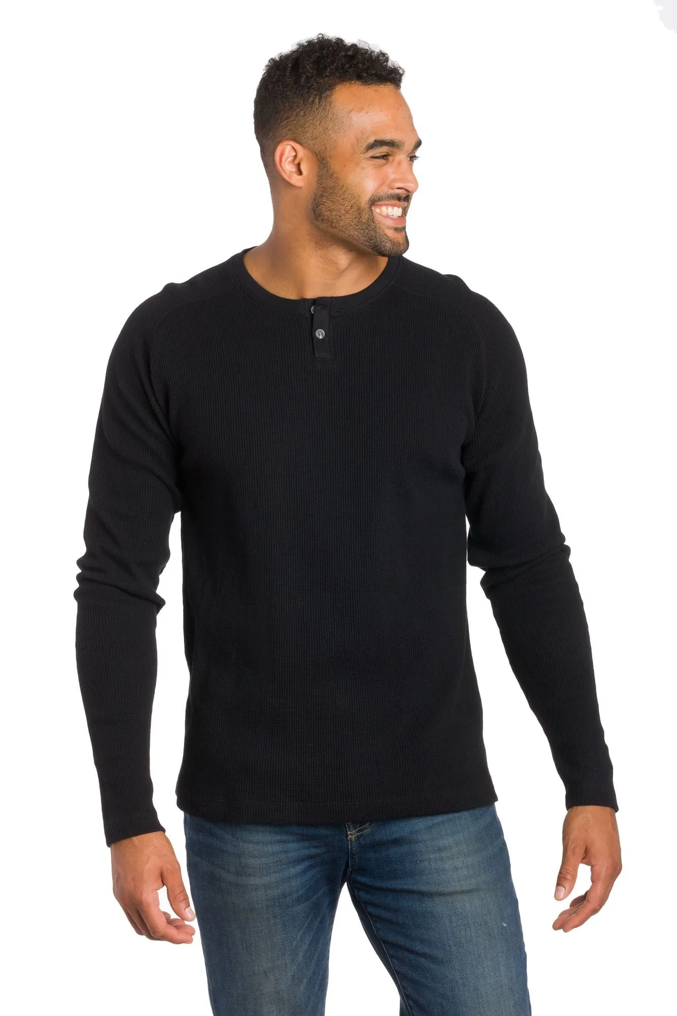 Lyon | Men's Raglan Thermal With Placket