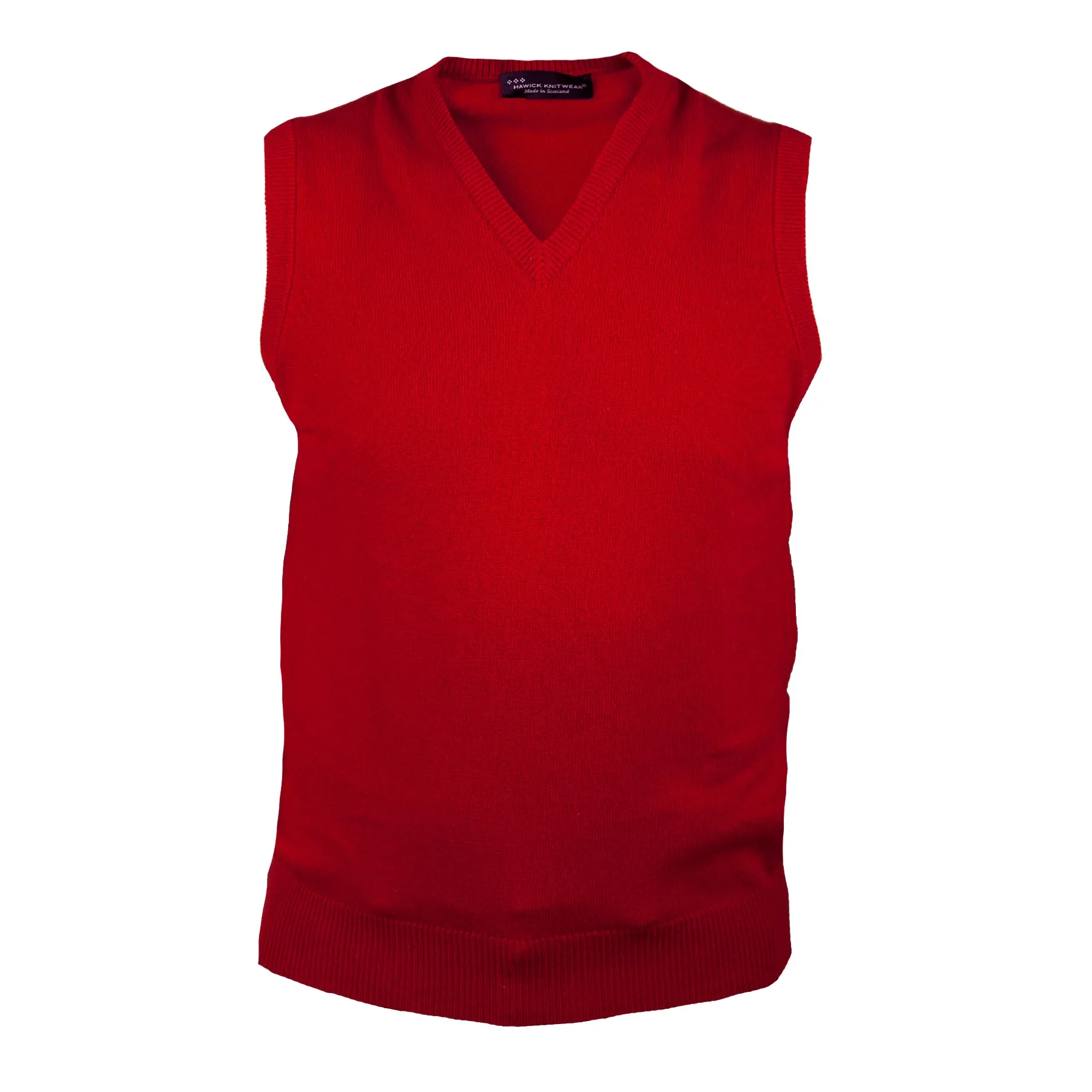 Men's Hawick Knitwear V-Neck Slipover  Chianti