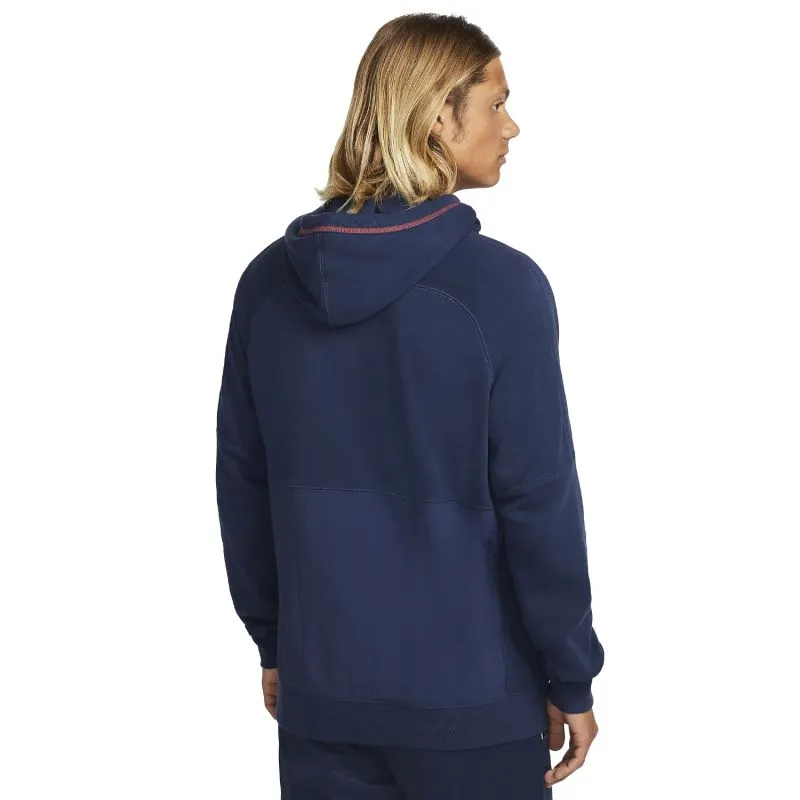 Men's Nike FC Navy Fleece Hoodie with Front Pocket - Casual Comfort Redefined