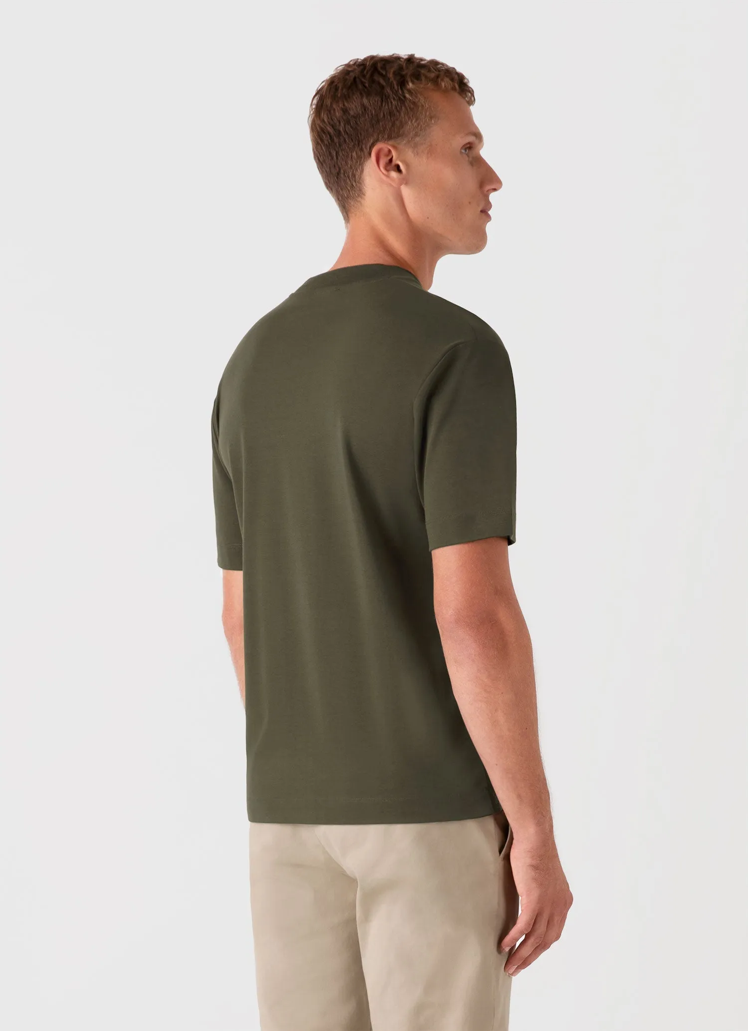 Men's Relaxed Fit Heavyweight T-shirt in Khaki