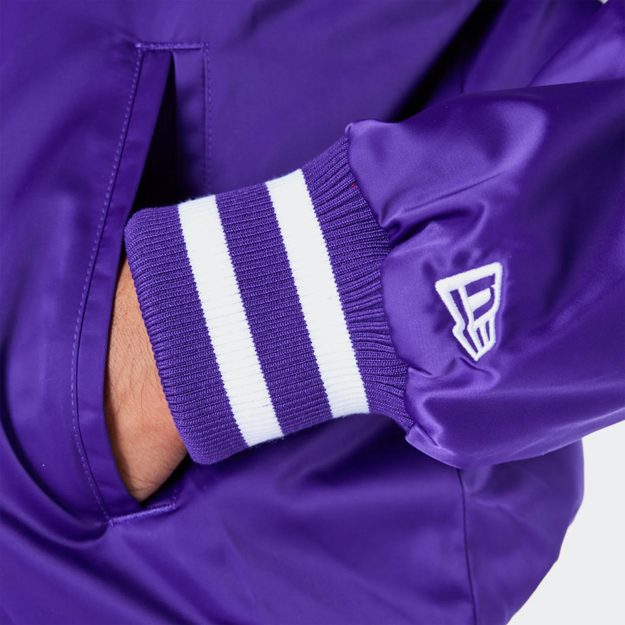 MINNESOTA VIKINGS NFL SATIN BOMBER JACKET