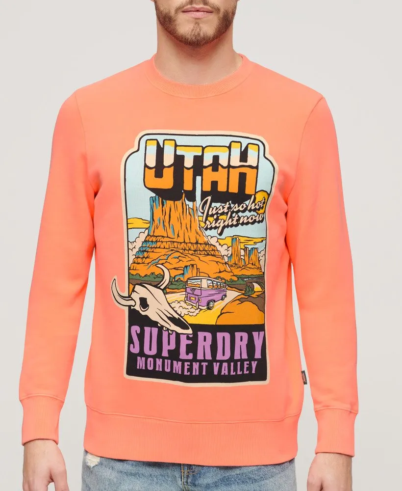 Neon Travel Loose Sweatshirt - Sunblast Orange