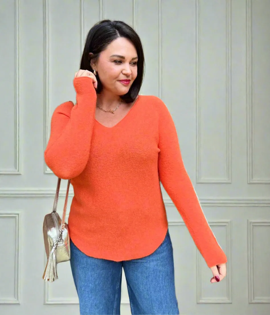 Orange Super Soft Ria Jumper