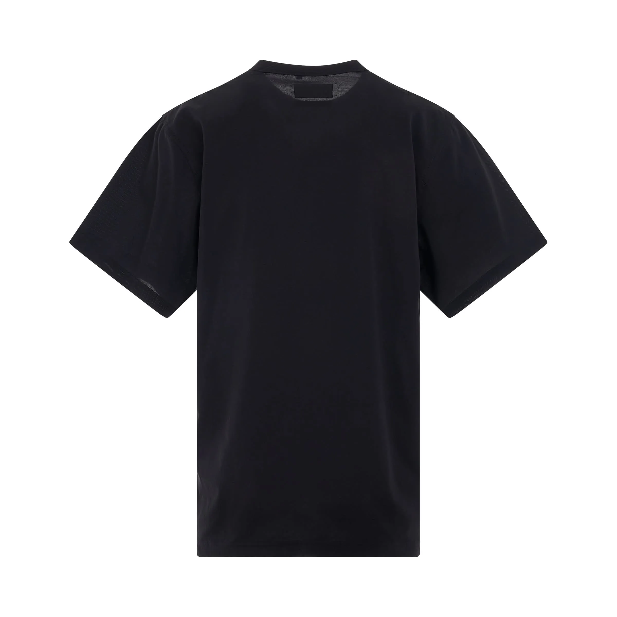 Premium Crewneck Short Sleeve T-Shirt in Black