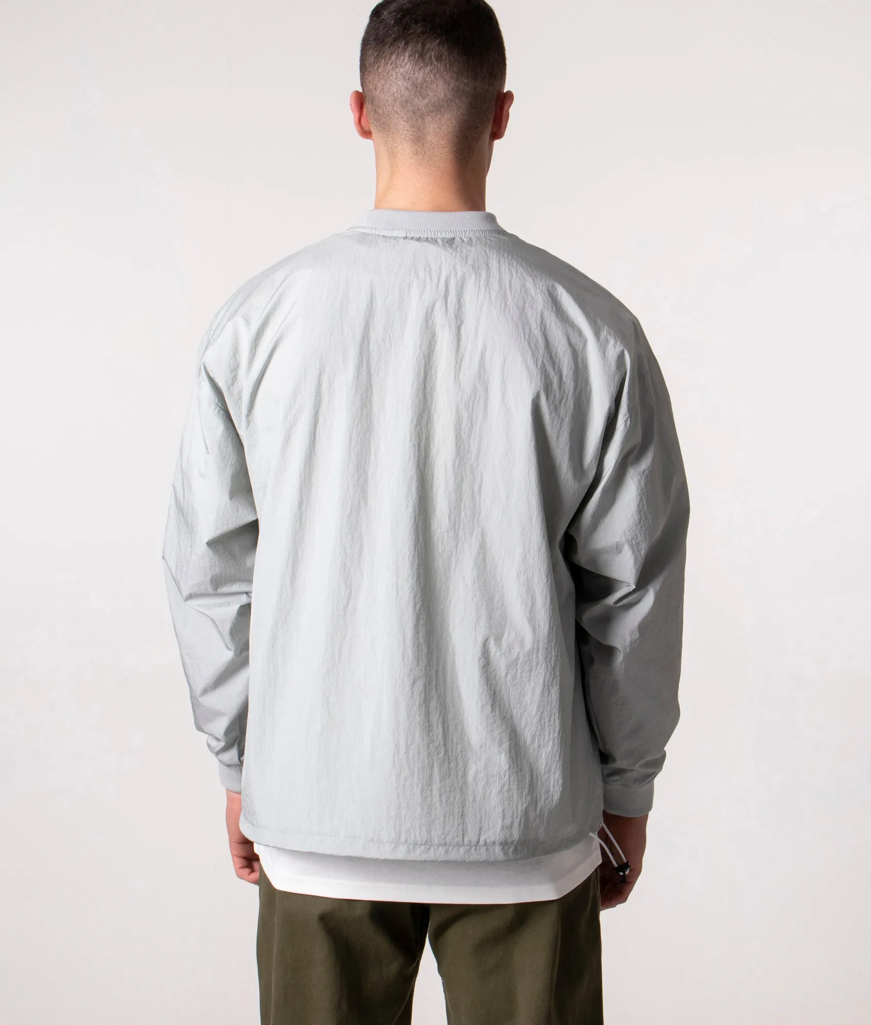 Relaxed Fit Long Sleeve Windbreak T-Shirt