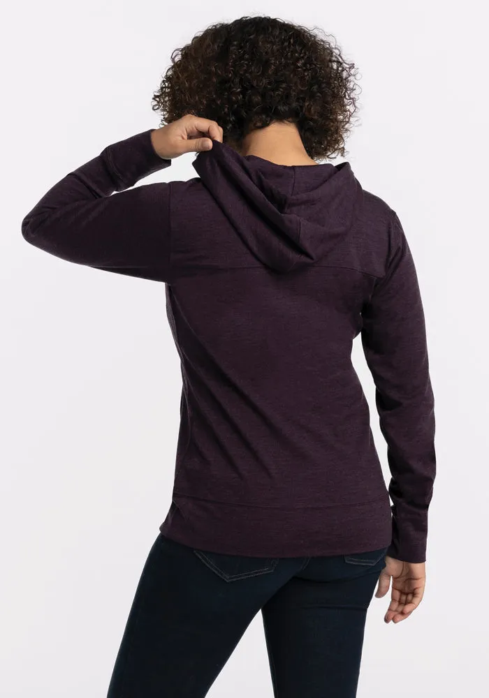 Ryann Hoodie - Deep Plum