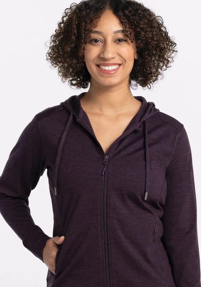 Ryann Hoodie - Deep Plum