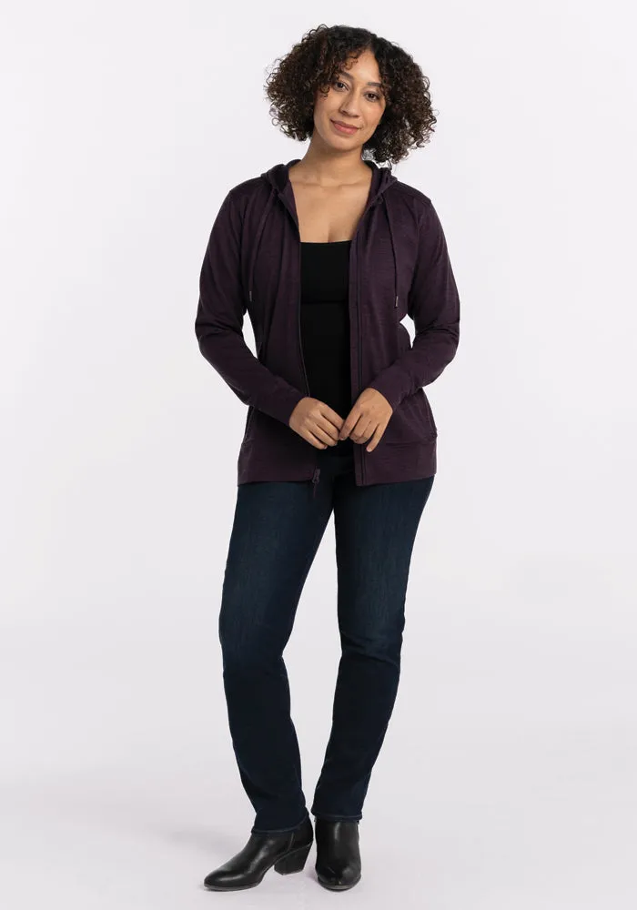 Ryann Hoodie - Deep Plum