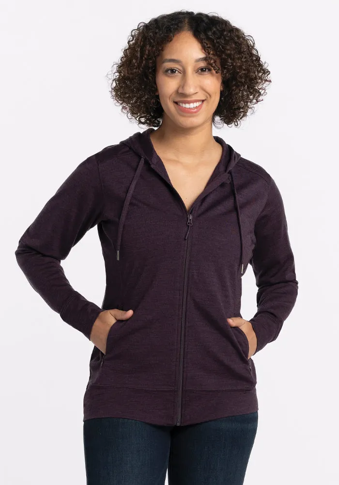 Ryann Hoodie - Deep Plum