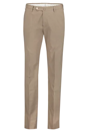 Slim Flat Front Trouser Light Brown