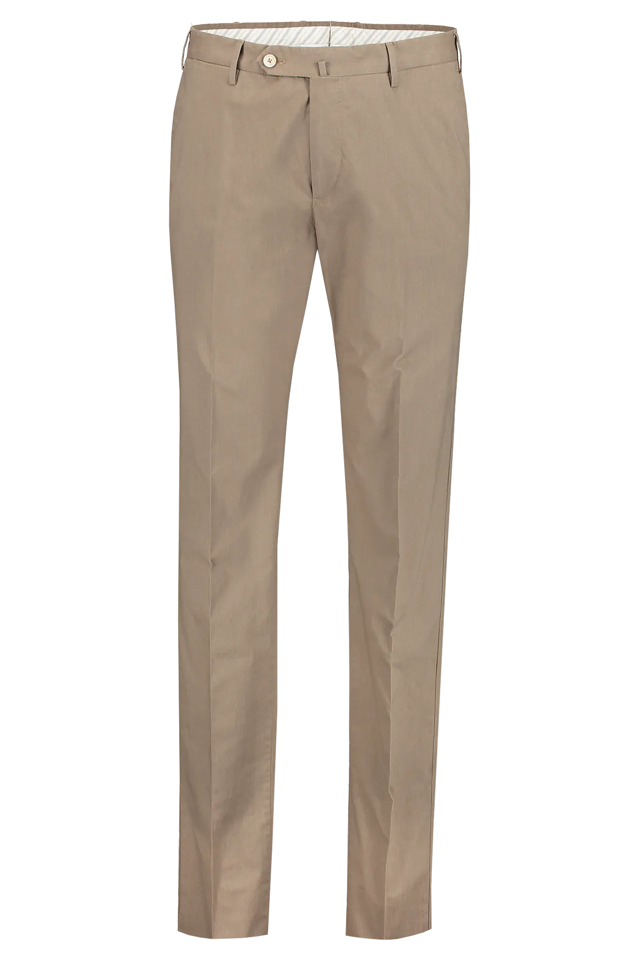 Slim Flat Front Trouser Light Brown