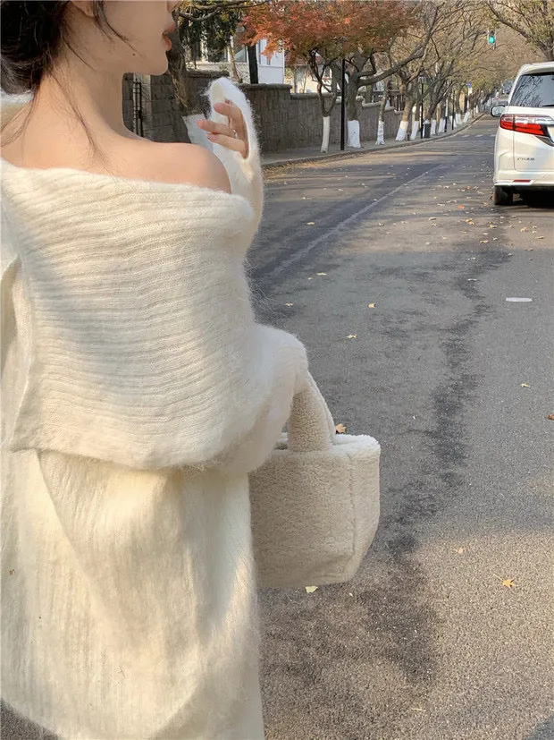 Soft Knit Drop Shoulder Oversized Sweater