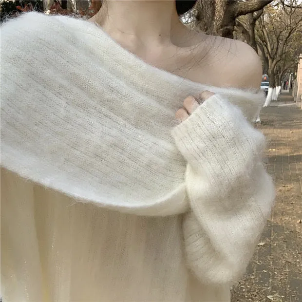 Soft Knit Drop Shoulder Oversized Sweater