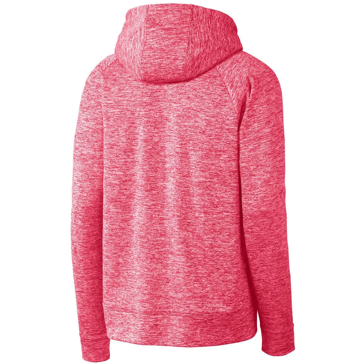 Sport-Tek Youth Power Pink Electric Heather PosiCharge Fleece Hooded Pullover