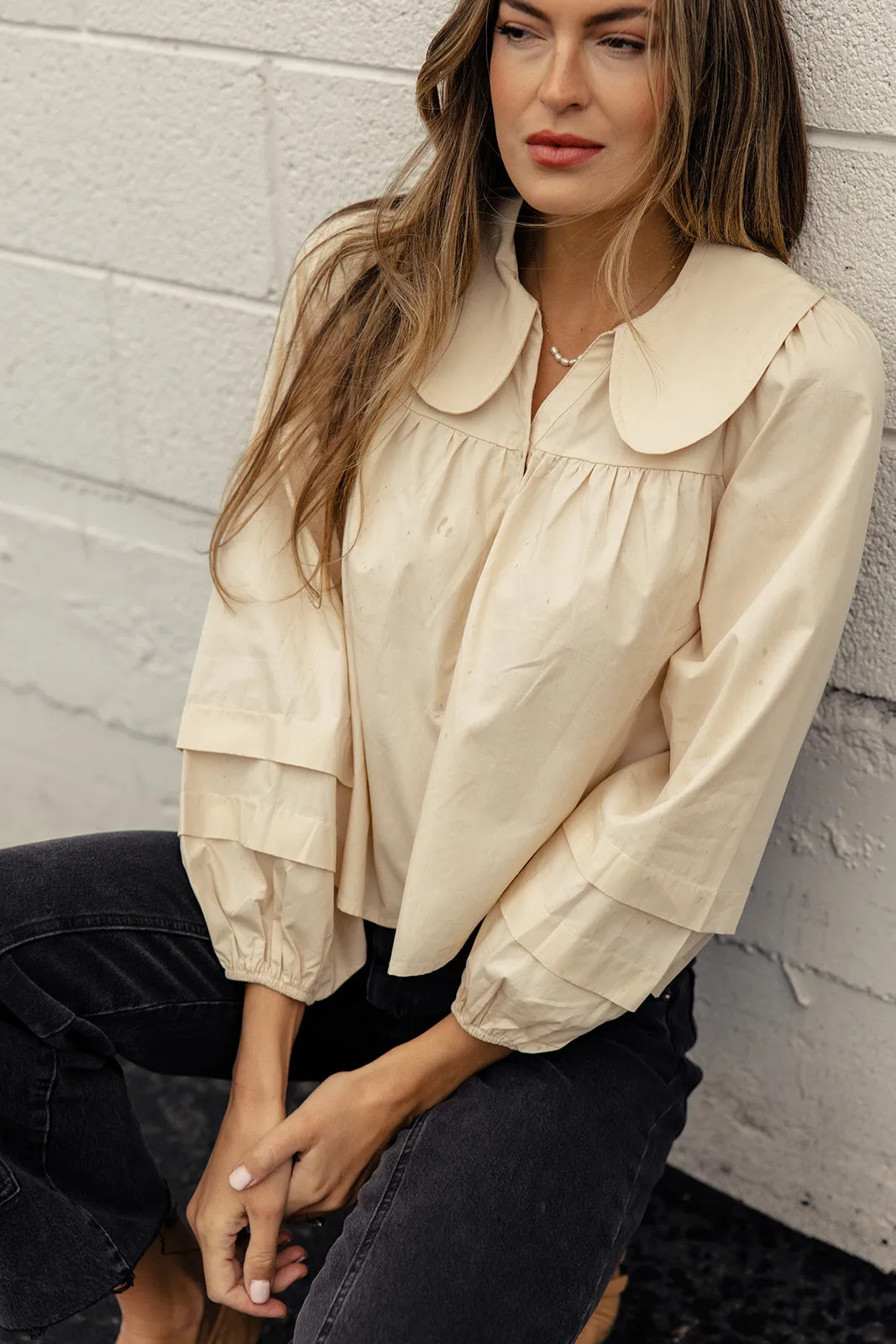 Stole My Tortured Heart Statement Blouse