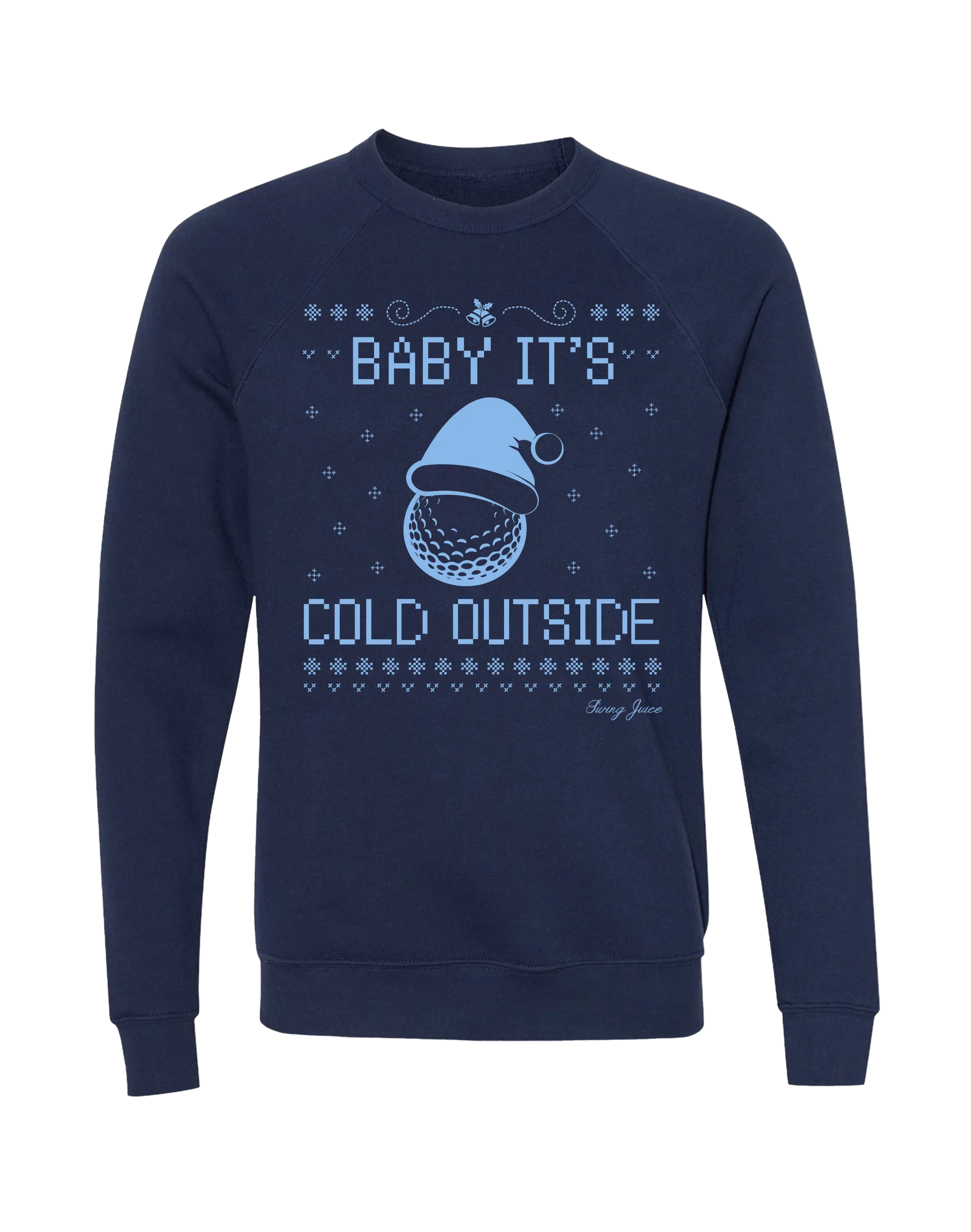 SwingJuice Golf Baby It's Cold Outside Unisex Ugly Sweatshirt