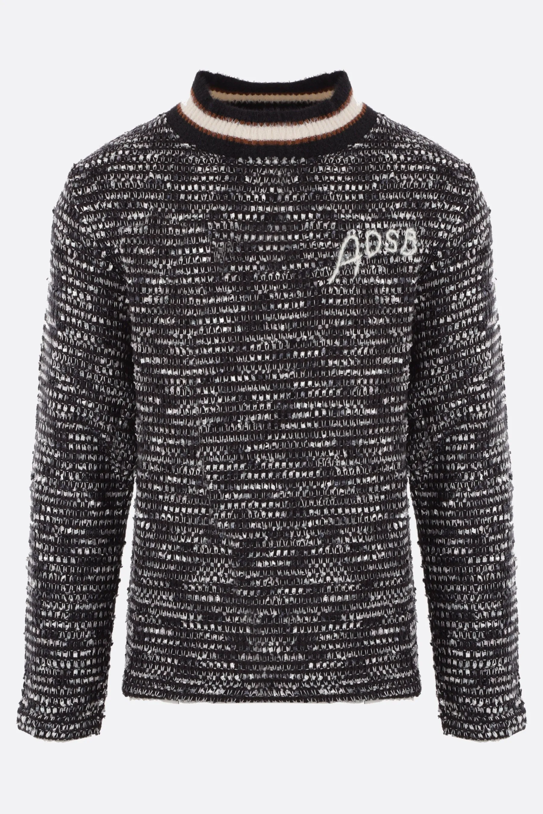 Textured Pattern Knit Pullover