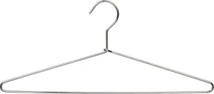 The Great American Hanger Company The American Company Slim, Box of 100 Thin and Strong Chrome Top Shirt and Pants Metal Suit Hanger